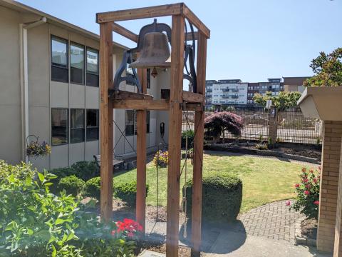 Courtyard with bell tower