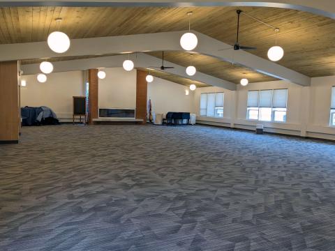 Empty Fellowship Hall space